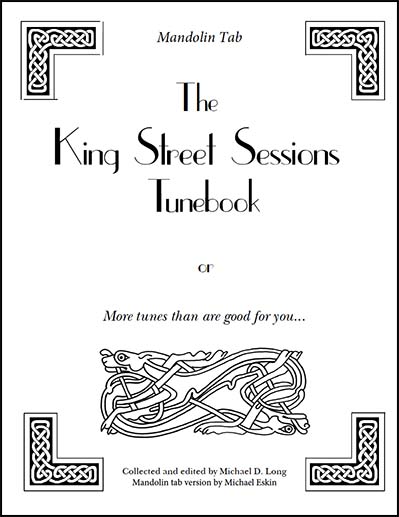 King Street Sessions Tunebook Mandolin Tab