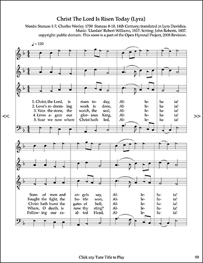 Shape Note Hymns from The Open Hymnal Project