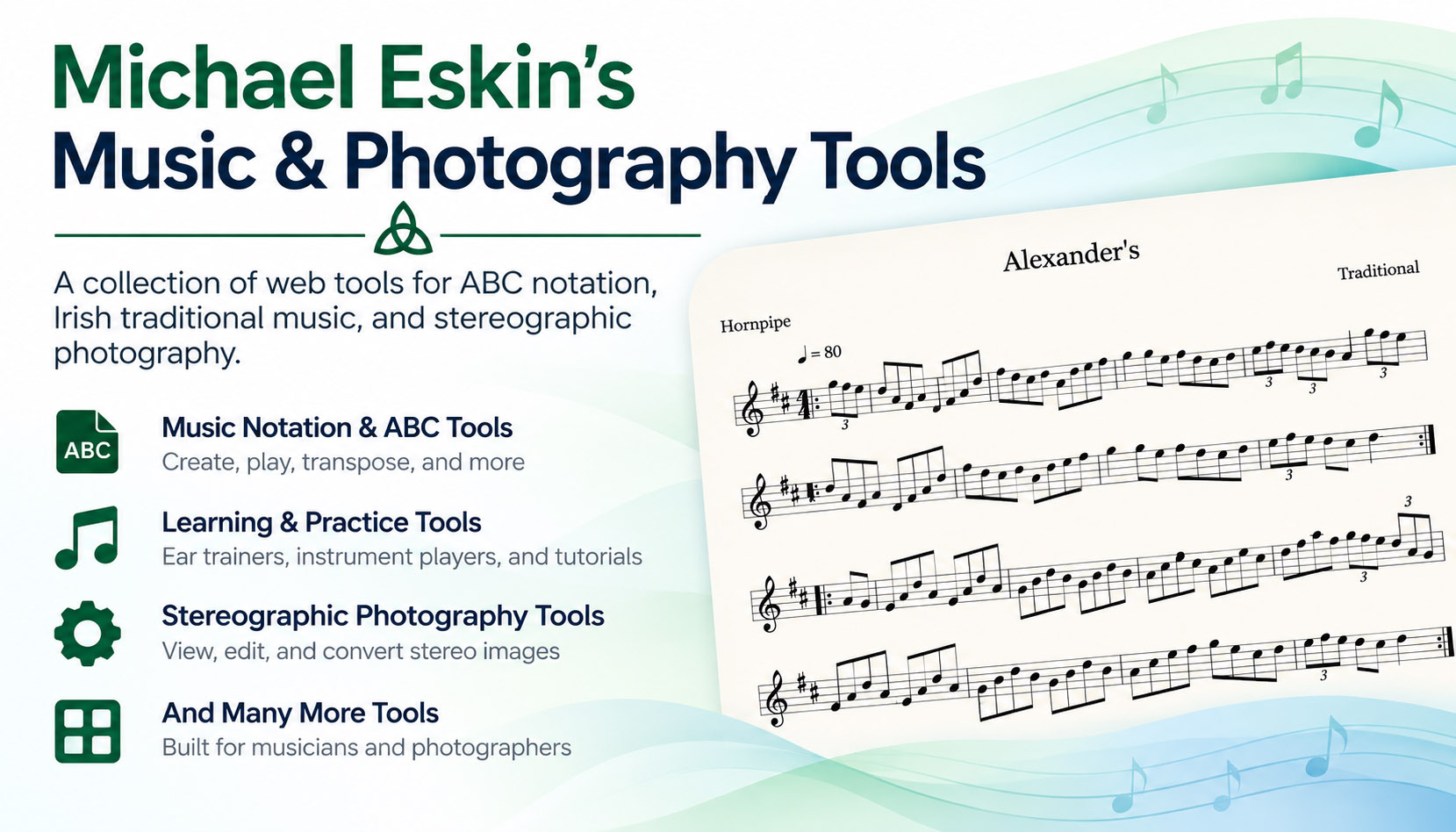 Michael Eskin’s Music & Photography Tools