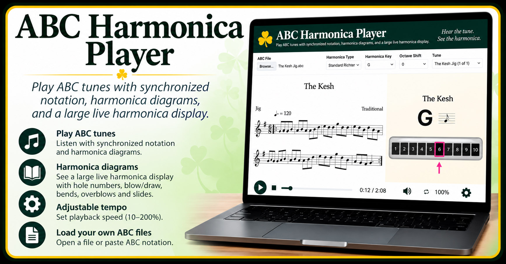 ABC Harmonica Player